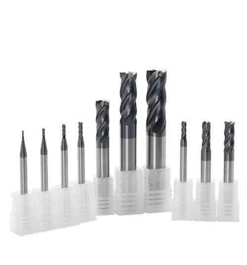 4-Edge Tungsten Steel Milling Cutter